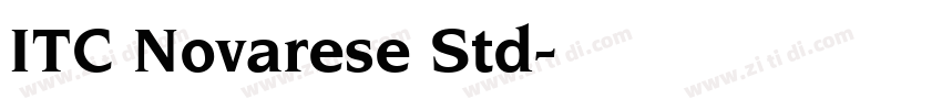 ITC Novarese Std字体转换